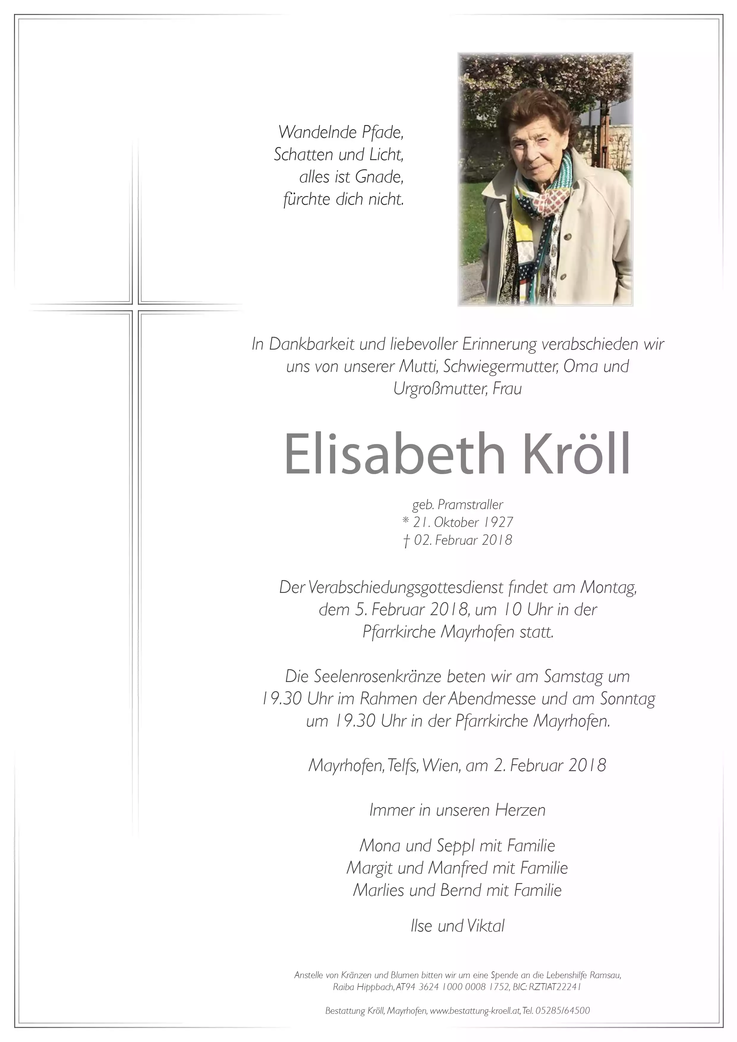 Parte von Elisabeth Kröll